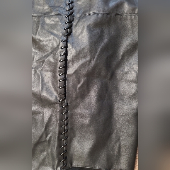 Free People We The Free Free People Slip Into Something Faux Leather Mini Dress - Picture 5 of 10